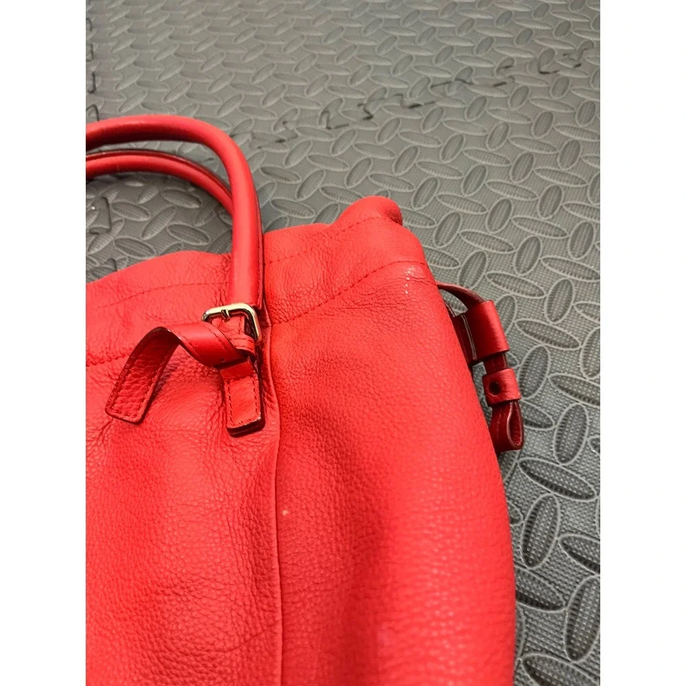 Kate Spade NY‎ Westbury Drawstring Opus POPPY RED Shoulder Handbag Retail $398